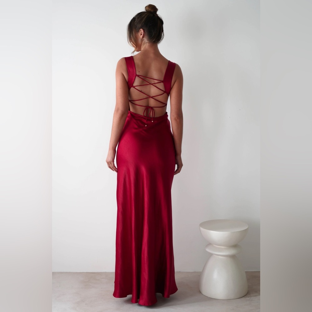 Riviera Soft Satin Maxi Gown